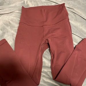 Lululemon wunder under high rise crop 21”